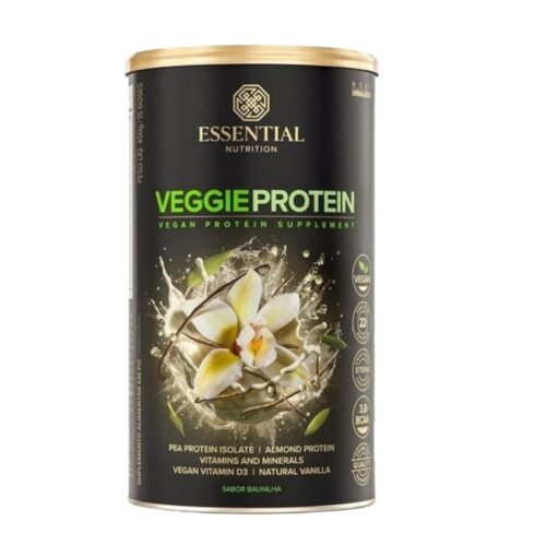 VEGGIE PROTEIN 450G BAUNILHA ESSENTIAL Unidade