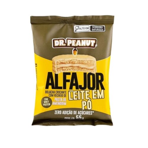 ALFAJOR LEITE EM PO DR.PEANUT Unidade