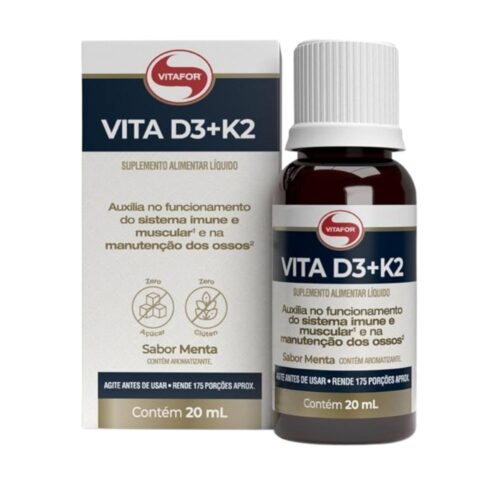 VITA D3+K2 VITAFOR Unidade