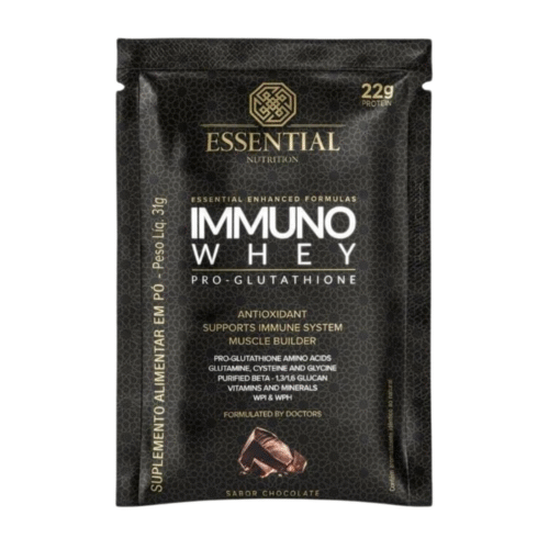 IMMUNO WHEY CHOCOLATE SACHE ESSENTIAL Unidade