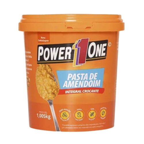 PASTA DE AMENDOIM CROCANTE POWER ONE Unidade