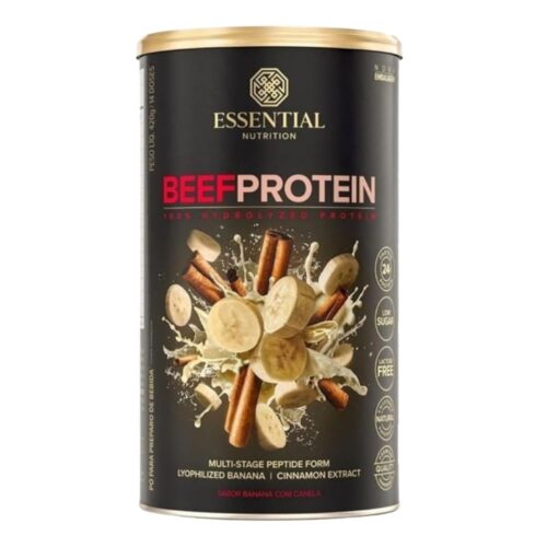 BEEF PROTEIN BANANA C/CANELA ESSENTIAL Unidade