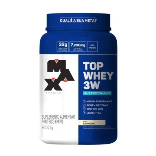 TOP WHEY 3W MAX BAUNILHA Unidade
