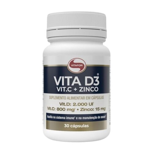 VIT D3+ZINCO+VIT.C VITAFOR Unidade
