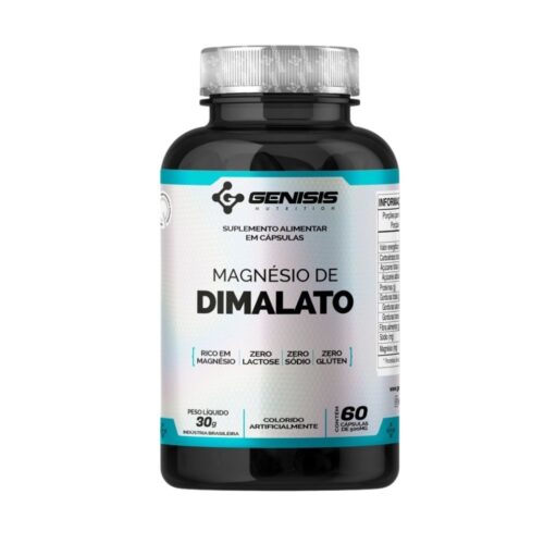 MAGNESIO DIMALATO GENISIS 60CPS Unidade